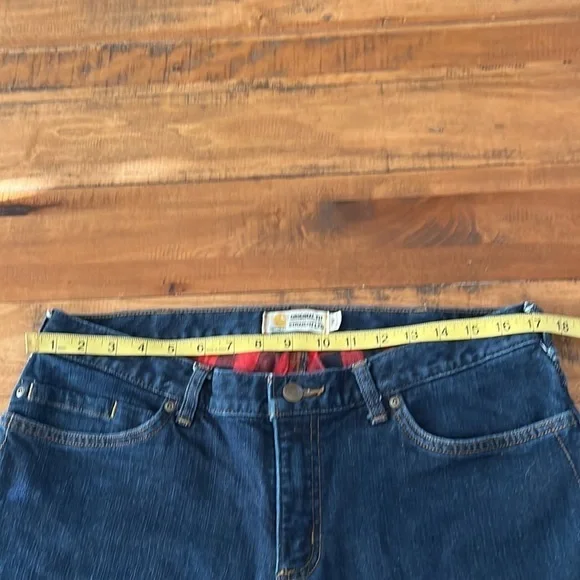 CARHARTT Flannel Lined Jeans, size 14 - Picture 5 of 9